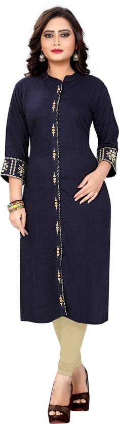 Vbuyz Festive & Party Embroidered Women Kurti