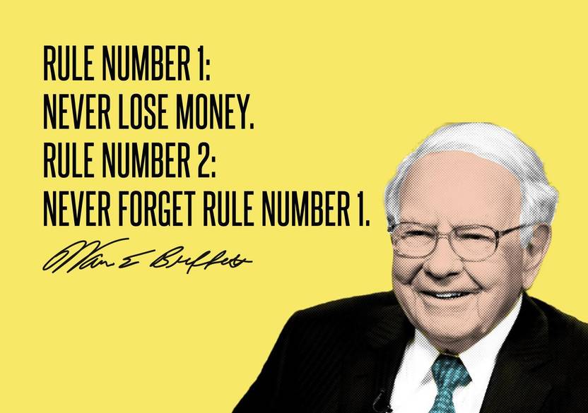 Image result for never lose money warren buffett