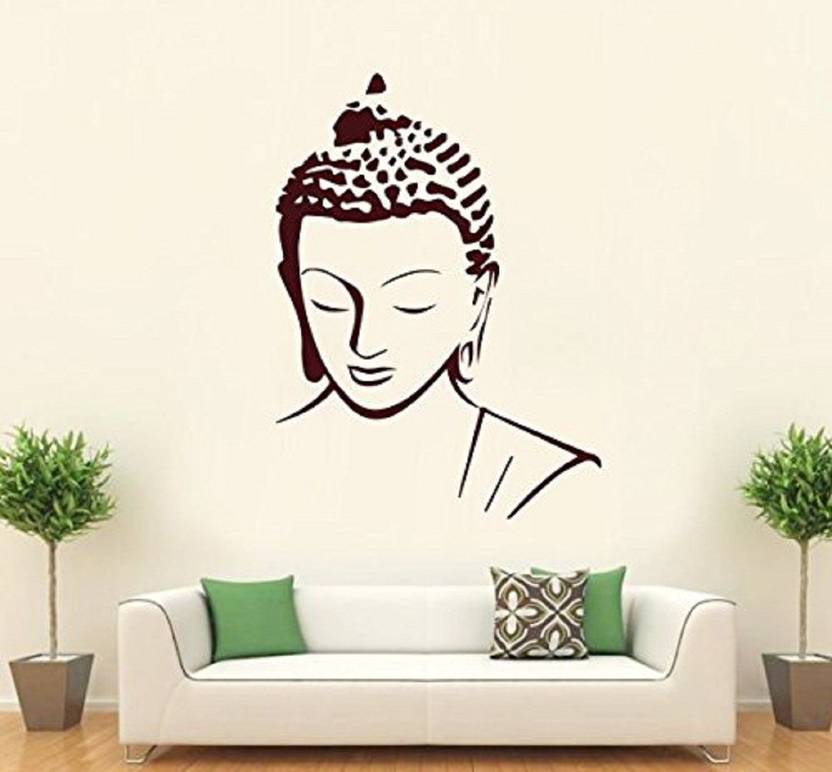 asmi collections medium beautiful brown god buddha sticker price in