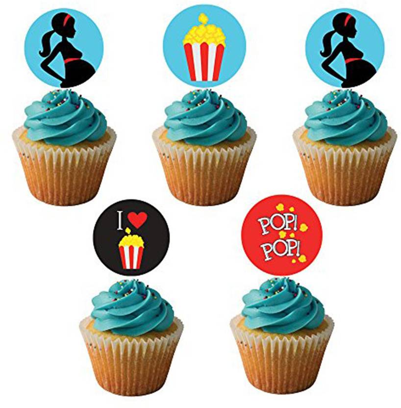 Party Propz Multicolor Cup Cake Topper Set Of 14 Baby Shower Party Party Propz Multicolor Cup Cake Topper Set Of 14 Baby Shower Party