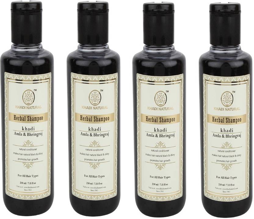 Khadi Natural Herbal Amla And Bhringraj Shampoo
