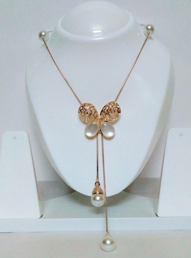 gold tie chain necklace with price