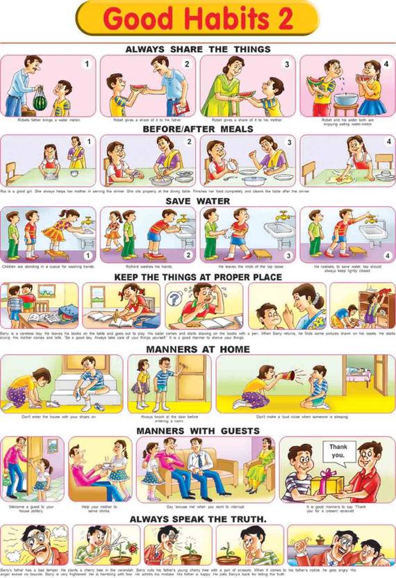 Good habits 02 Poster Paper Print (18 inch X 12 inch, Rolled) Paper