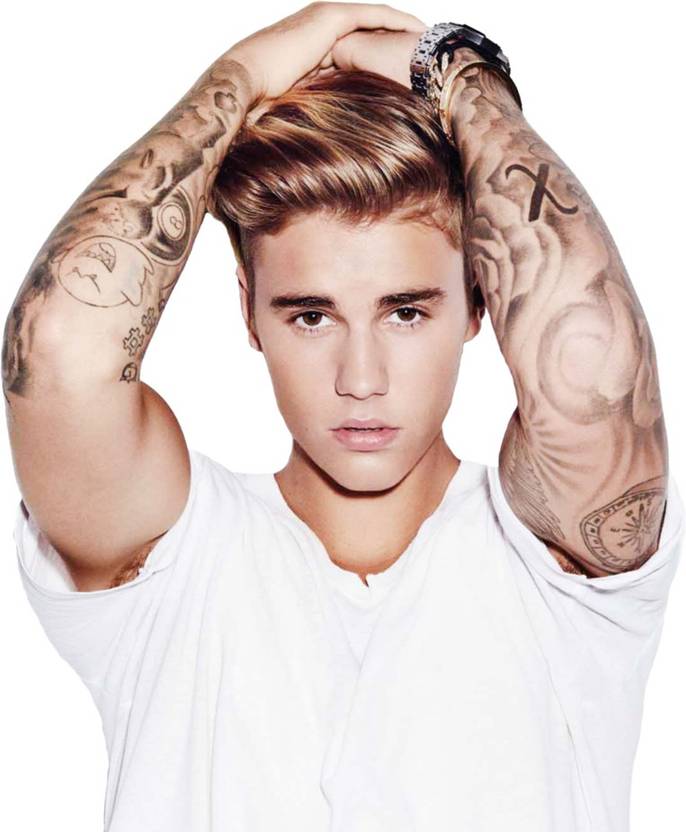 Justin Bieber Closeup Color Poster Paper Print 18 Inch X 12 Inch