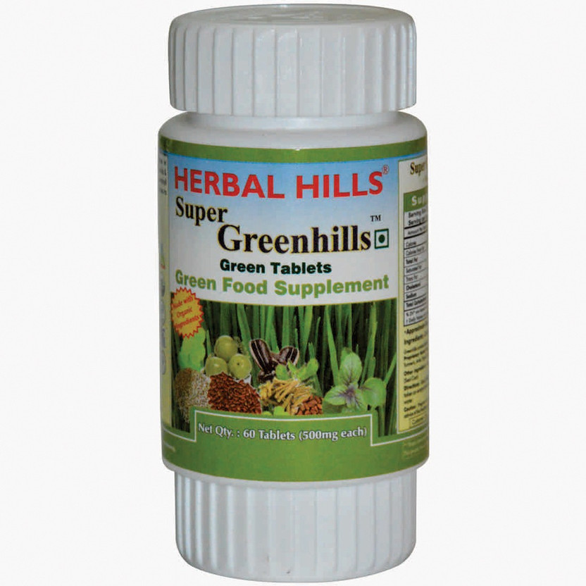 Herbal Hills Super Greenhills 60 Tablets(70 g)