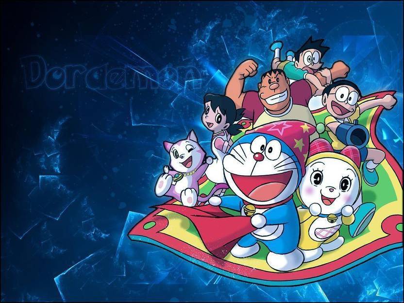 DORAEMON CARTTON CHARACTER HD WALLPAPER ON FINE ART PAPER ON 24X36