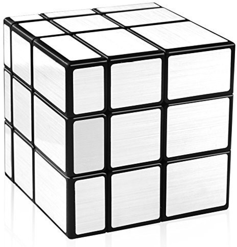 Maze Puzzles D Fantix Shengshou Mirror Cube 3x3 Speed Cube Puzzle Silver Black 57mm Puzzles Qmedia One