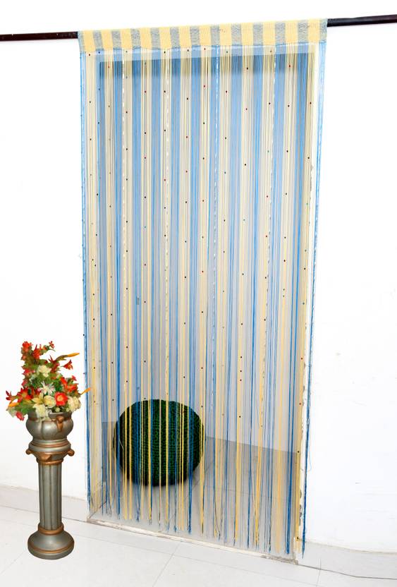 Decorista 210 cm (7 ft) Polyester Transparent Door Curtain Single Curtain Buy Decorista 210 cm