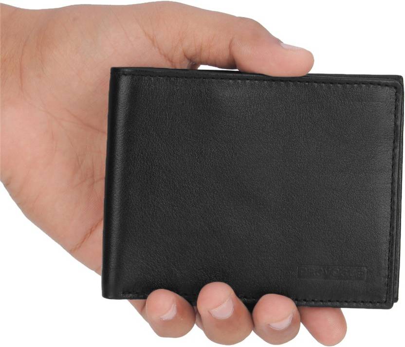 Provogue Men Black Genuine Leather Wallet