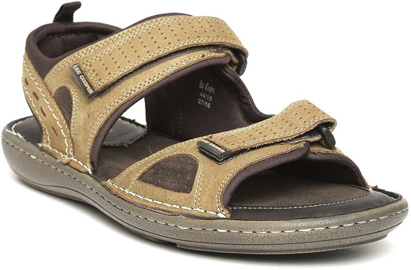 LEE COOPER Leather Men Sports Sandals 