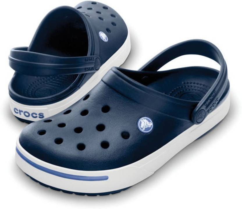 CROCS Crcbnd Men Multicolor Clogs Buy Nvy/BjBl Color CROCS Crcbnd Men