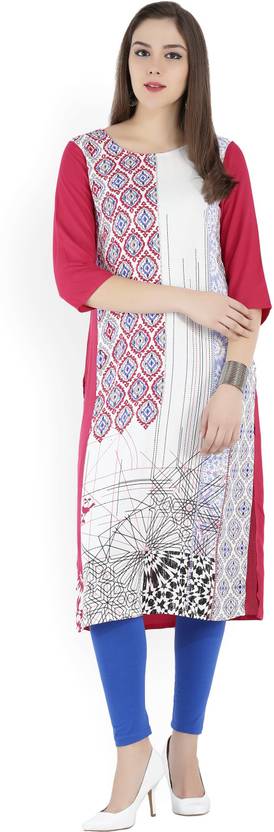 Aurelia Printed Women Straight Kurta