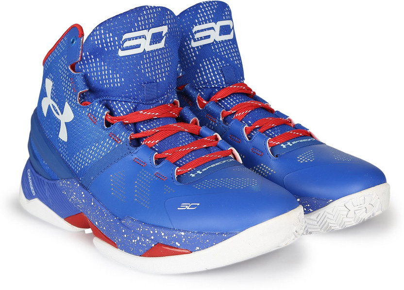 under armour curry blue men