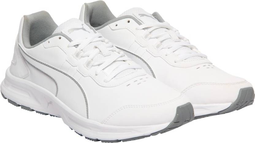 PUMA Descendant v4 SL Running Shoes For Men - Buy Puma White-Puma Silver Color PUMA Descendant v4 SL Running Shoes For Men at Best Price - Shop for Footwears