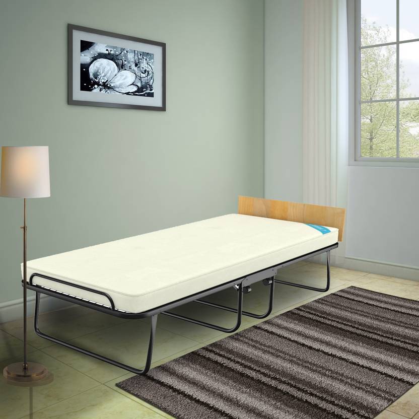 CAMABEDS Easy Premium Single Folding Roll Away Bed with 3.5" Foam