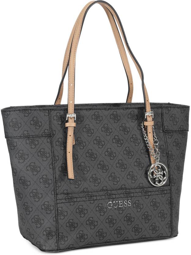 Guess Tote Coal Online Best Price In India Flipkart Guess Tote