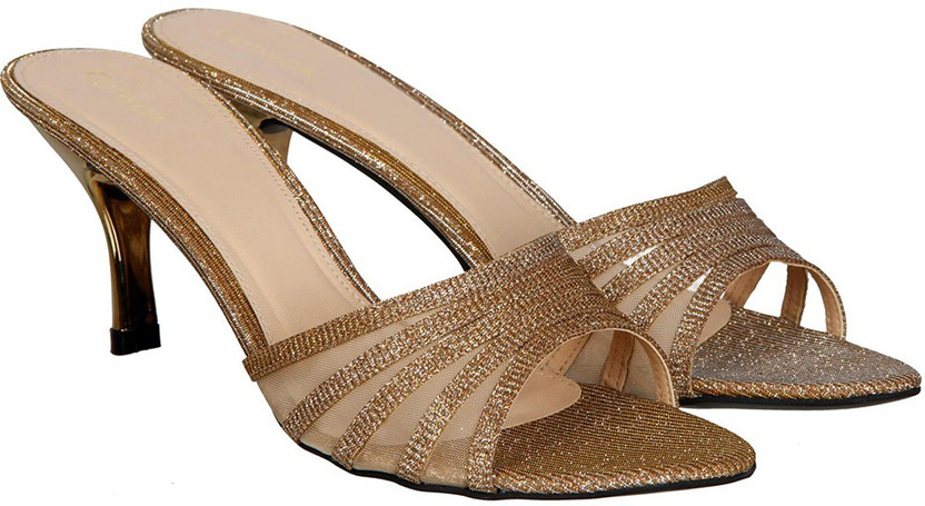 bronze heels