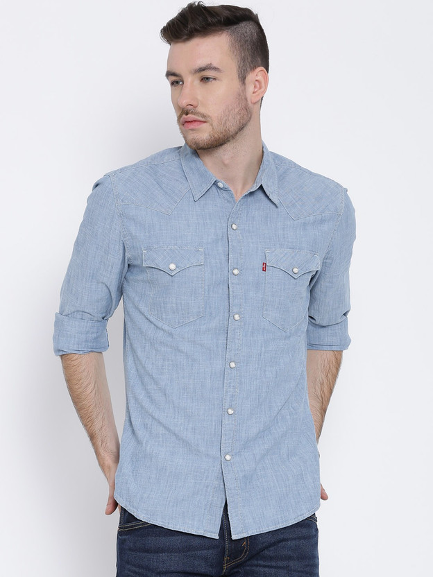 Levis denim shirt flipkart clearance