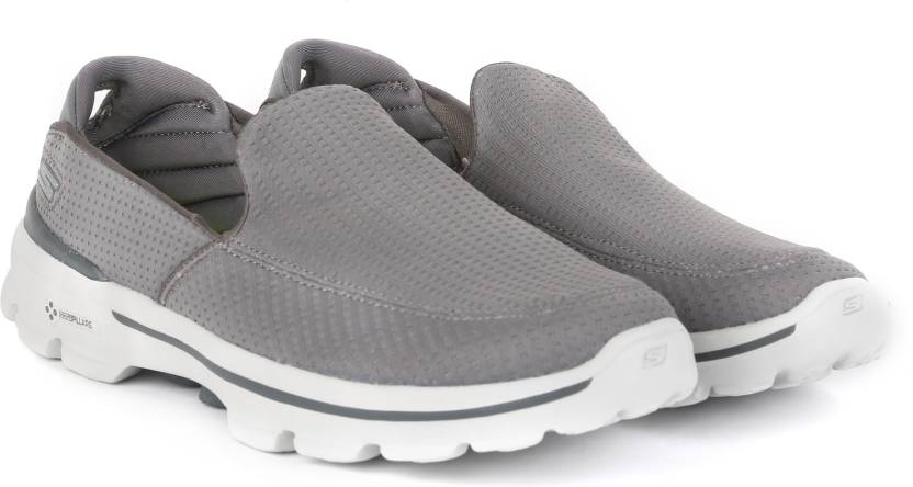 Skechers GO Walk 3 Walking Shoes For Men - Buy Grey Color Skechers GO Walk  3 Walking Shoes For Men Online at Best Price - Shop Online for Footwears in  India | Flipkart.com