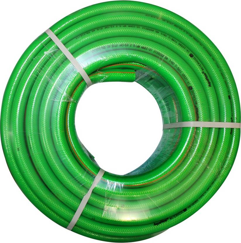 AquaHose Water Hose Green (12.5mm ID) (1/2") 100 ft. (30 mtr) ISI