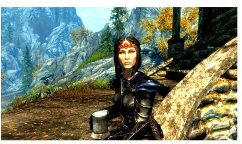 The Elder Scrolls V Skyrim Paper Print Abstract Posters