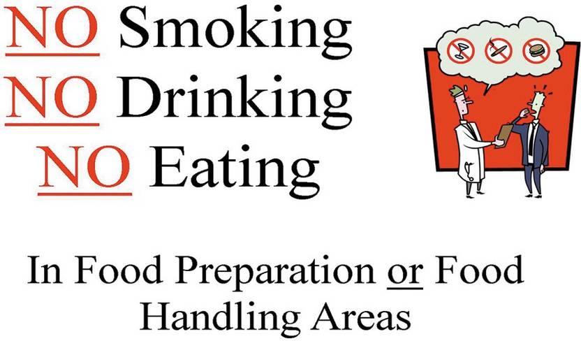 No Smoking No Drinking No Ea Poster Poster Paper Print