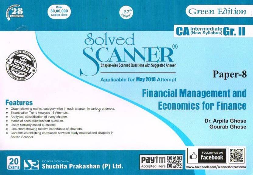 Solved Scanner CA Inter Group II (New Syllabus) Paper8 Financial