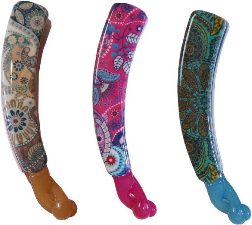 Fnb Multicolor Banana Clip Hair Clip Price In India Buy Fnb