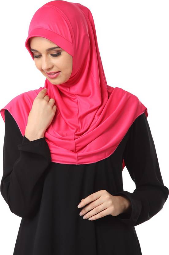 mehar hijab solid polly