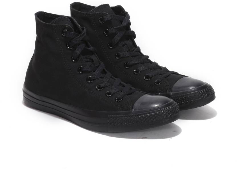 black mid ankle sneakers