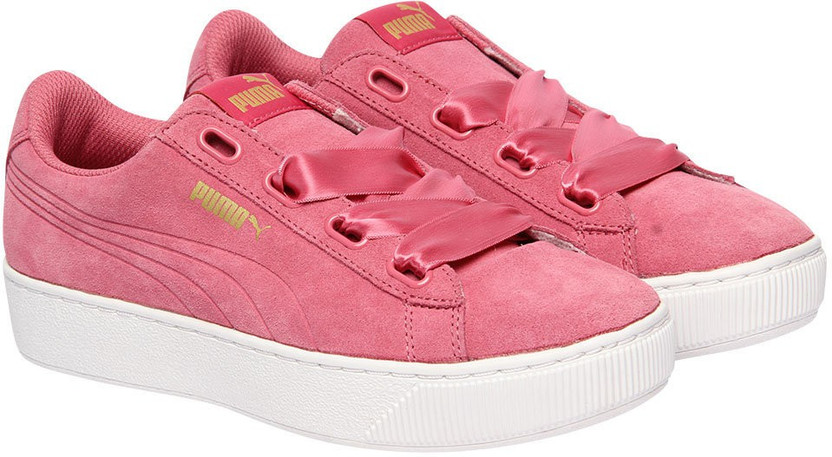 puma platform vikky ribbon