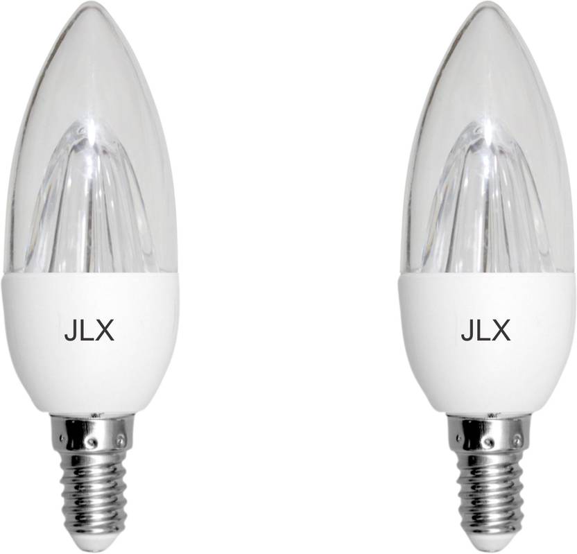Jlx 7 Watt Dimmable Led Candle Lights With Designer Lens Warm White Jlx 7 Watt Dimmable Led Candle Lights With Designer Lens Warm White Colour