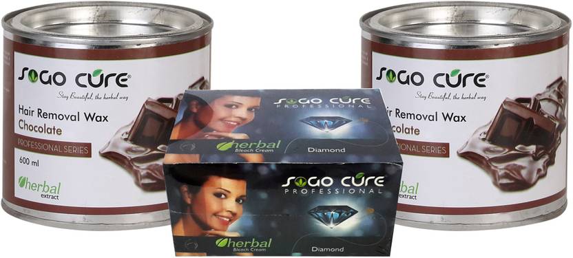 Sogo Cure Brown Chocolate Hair Removal Hot Body Wax Pack Of 2