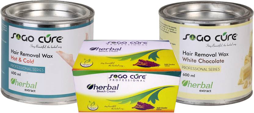 Sogo Cure White Chocolate Plain Hair Removal Hot Body Wax And