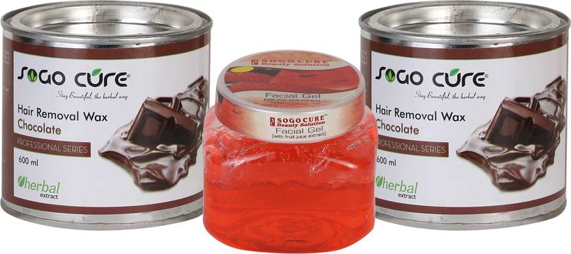 Sogo Cure Brown Chocolate Hair Removal Hot Body Wax Pack Of 2