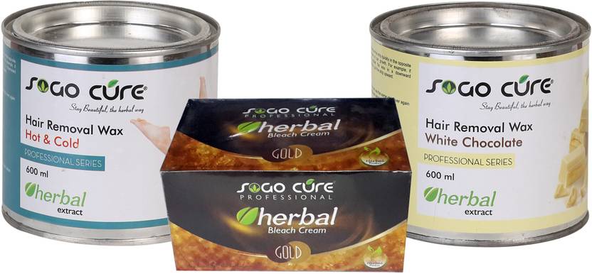 Sogo Cure White Chocolate Plain Hair Removal Hot Body Wax And