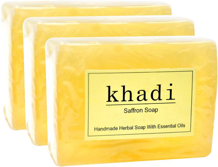 Khadi Vagad's Khadi Saffron Soap Price in India, Buy Khadi Vagad's