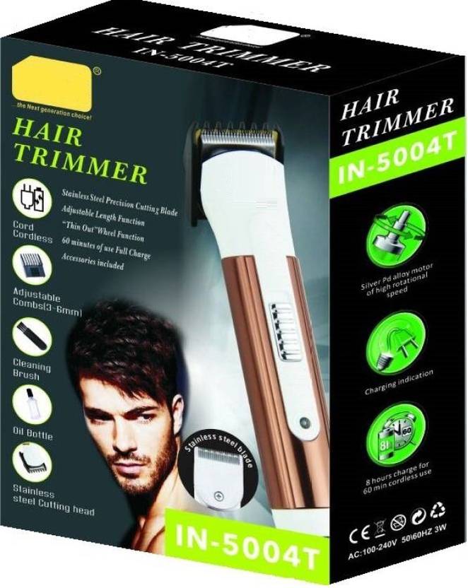 Wonder World Beard Trimmer For Men Cordless And Rechargeable