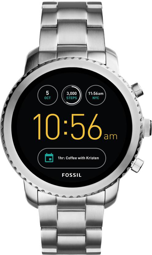 Fossil Gen 3 Q Explorist Silver Smartwatch Price in India - Buy Fossil Gen 3 Q Explorist Silver