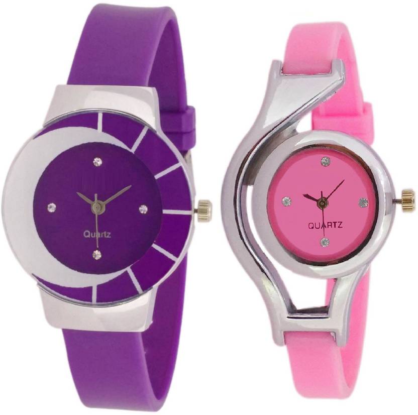 Knack White Purple Different Design Beautiful Watch With Glory Round Different Shape Pink Women Watch For Girls Buy Knack White Purple Different Design Beautiful Watch With Glory Round Different Shape