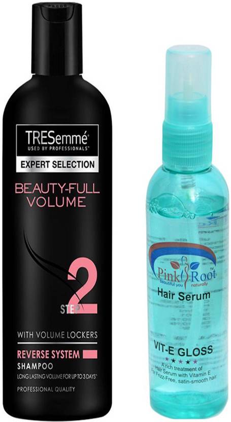 Tresemme Beauty Full Volume Shampoo With Pink Root Hair Serum