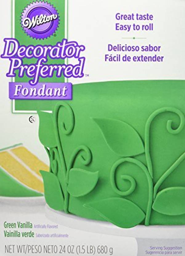 Wilton 710 2307 Decorator Preferred Fondant 24 Ounce Green 710
