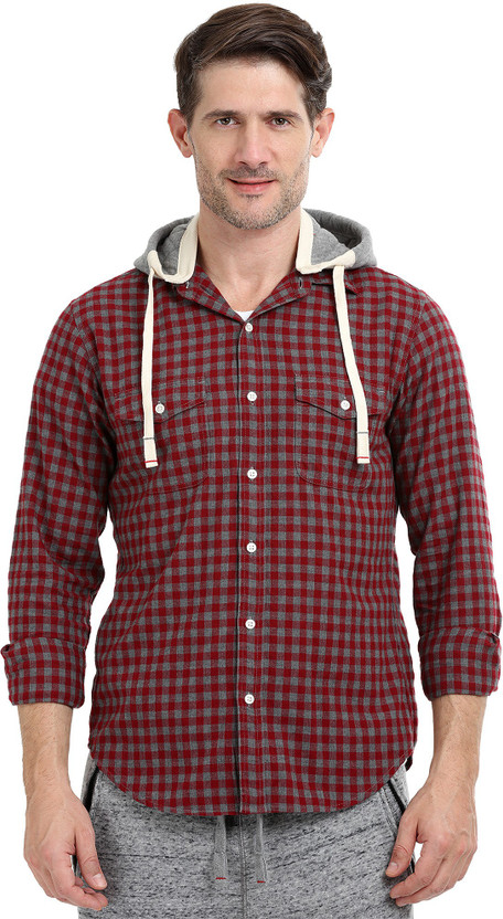 Hooded shirt flipkart clearance