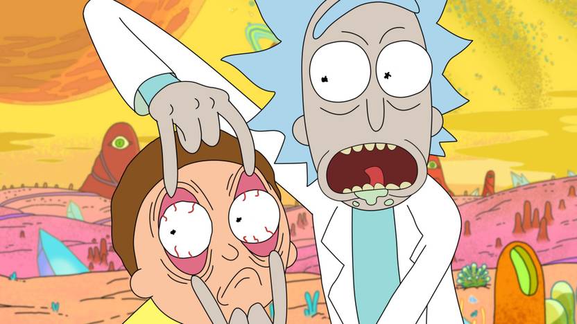 Tv Show Rick And Morty Rick Sanchez Morty Smith Eye Hd Wall