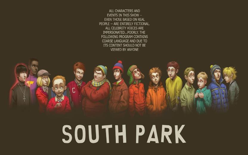 Tv Show South Park Cartoon Eric Cartman Stan Marsh Kyle