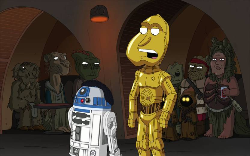 Tv Show Family Guy Star Wars Hd Wall Poster Paper Print Tv