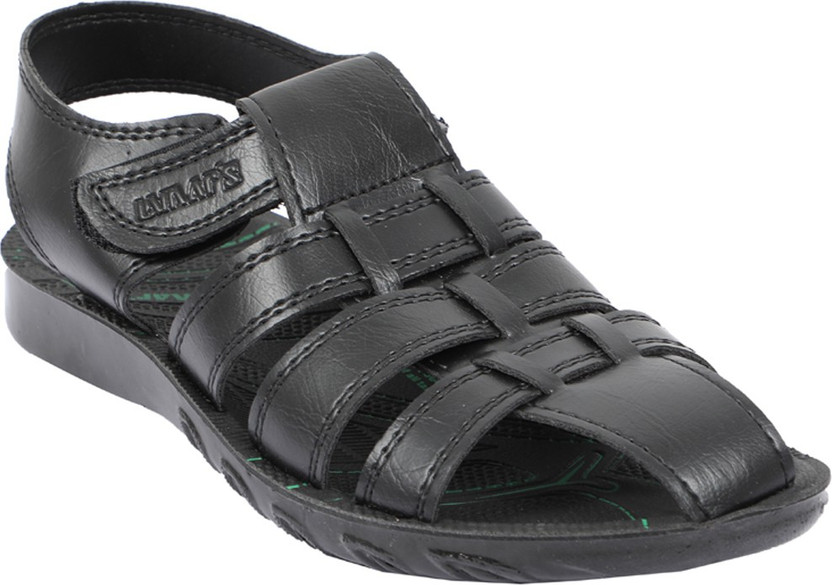 LUnAr'S Men Black Sandals - Buy LUnAr'S 