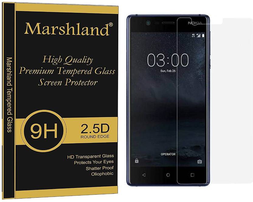 Acer Liquid Z520 Rounded Edge 25d Clear Source Full Cover Screen Protector Tempered . Source ... Marshland Tempered Glass Guard for Nokia 3 Pack of 1 .