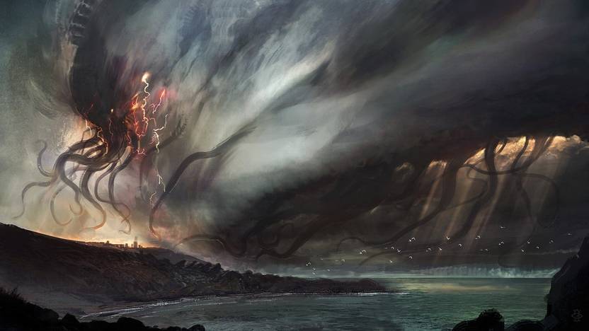 Akhuratha Wall Poster Digital Art Painting Movies Cthulhu