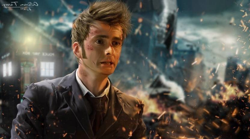 Akhuratha Wall Poster Doctor Who The Doctor Tardis Gallifrey